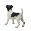 Statue d'un chien Jack Russel en position debout