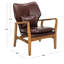 Fauteuil capitonné l 28 po Mondal