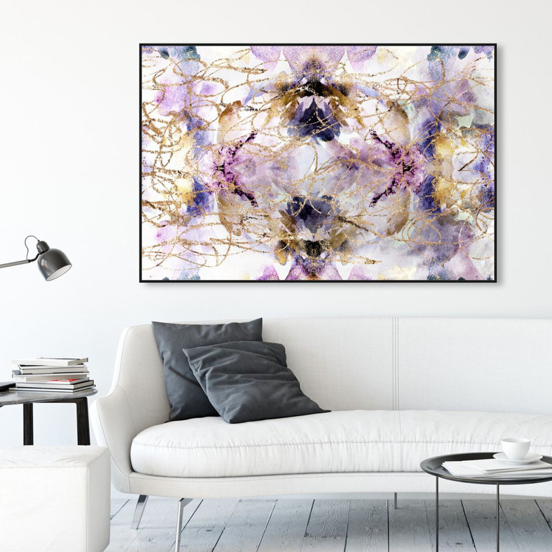 Sa propre voie - Impression sur toile, Toile avec cadre noir, H 24 po x l 36 po