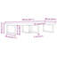 140cm Bathroom Vanity Top