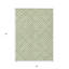 Tapis intérieur lavable à motif géométrique ivoire 5 pi x 8 pi