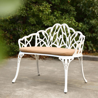 Banc de jardin en métal