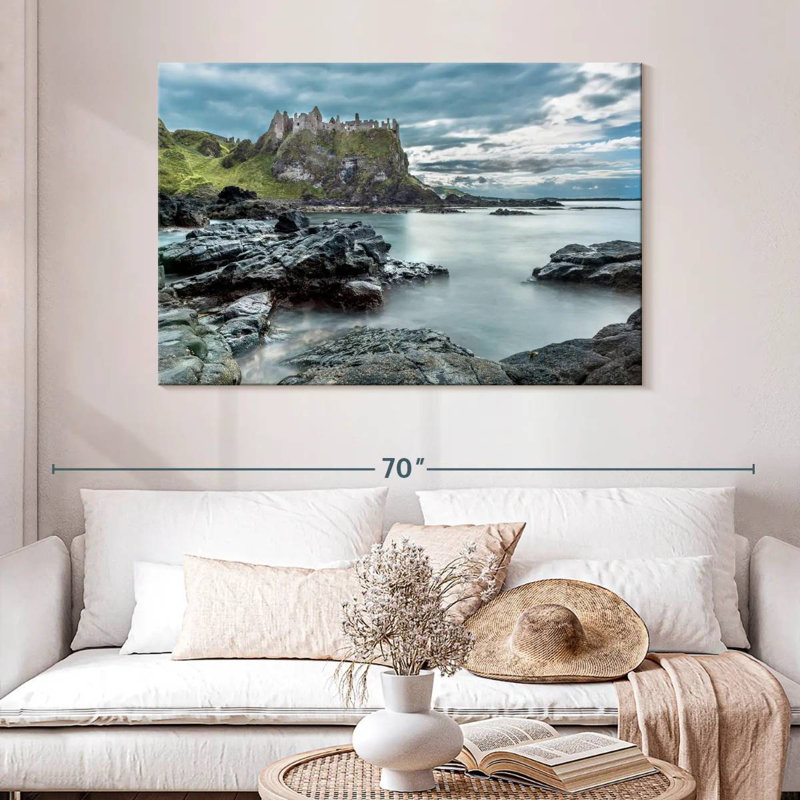 Ravi Irish Dunluce Castle, 32" H x 48" W