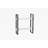 Modern Wall Shelf, White, 27.6 x 27.6 x 8.7 inches | 100% Melamine Coated Particle Board, Thickness: 0.7 inches | Stylish & Functional Design, Ideal for Home or Office, Easy Wall Mounting, Industrial Concept-1734124307