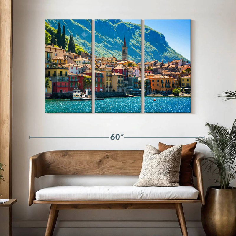 Rorry Varenna Lake, 32" H x 50" W