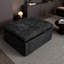 Canapé modulaire en chenille noir Kreyton-1141112572