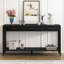 Dishaun 60" Wood Console Table Long Sofa Table with 3 Drawers-623134284