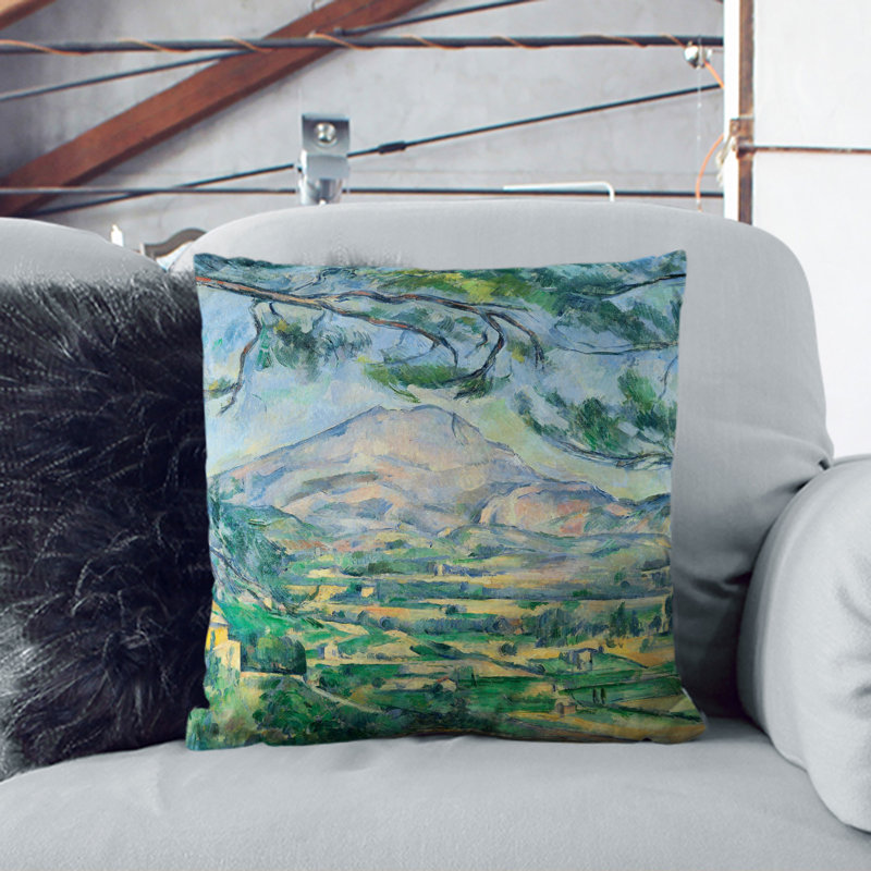 Square Cushion, 40cm H x 40cm W x 15cm D, White