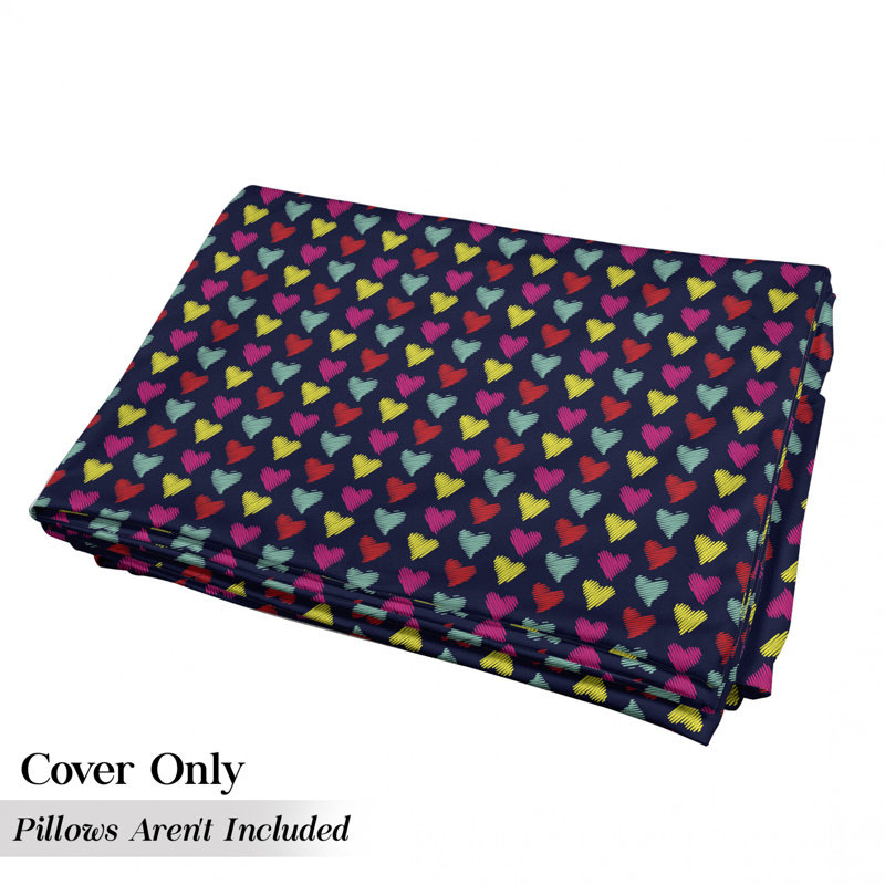 Housse de coussin romantique, H 2 po x l 36 po x P 88 po