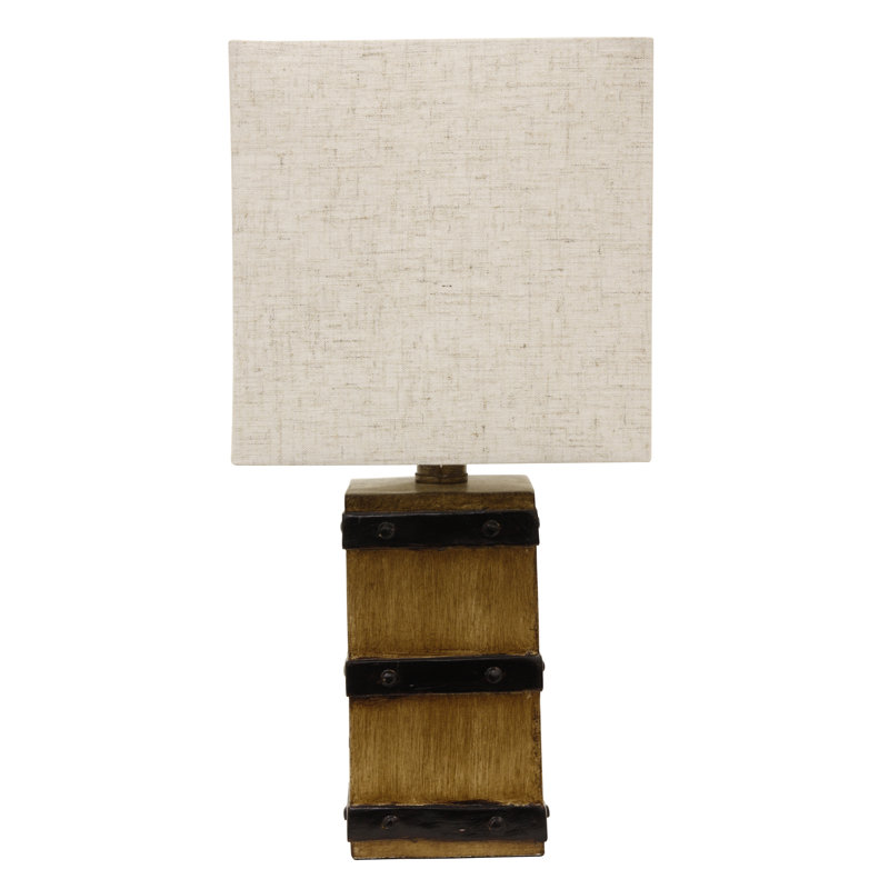 Hyeres Resin Table Lamp, Borden Wood