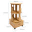 Mitthun Side Table with Rolling Wheels-1528168247