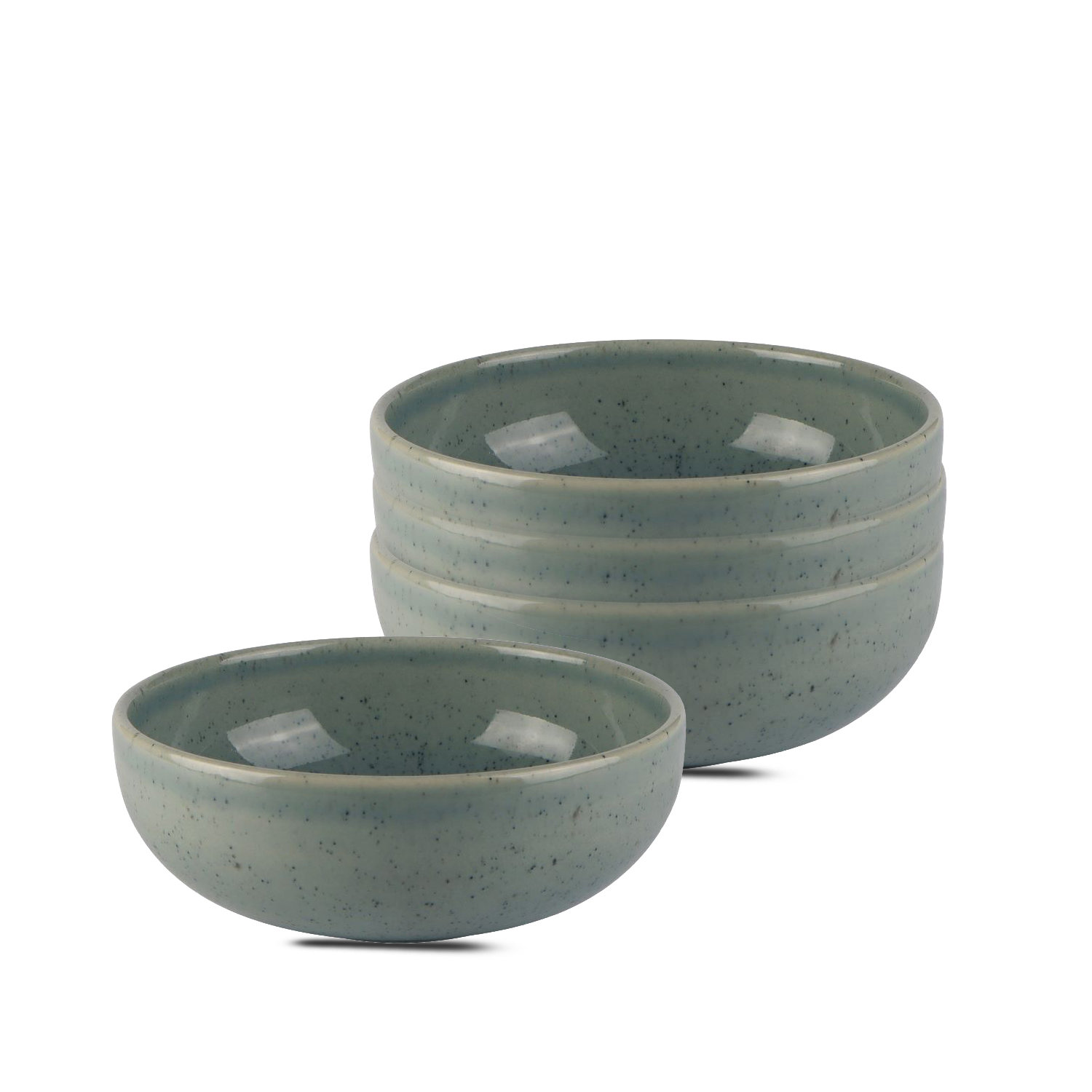 Larea Stoneware Dessert Bowl, Blue