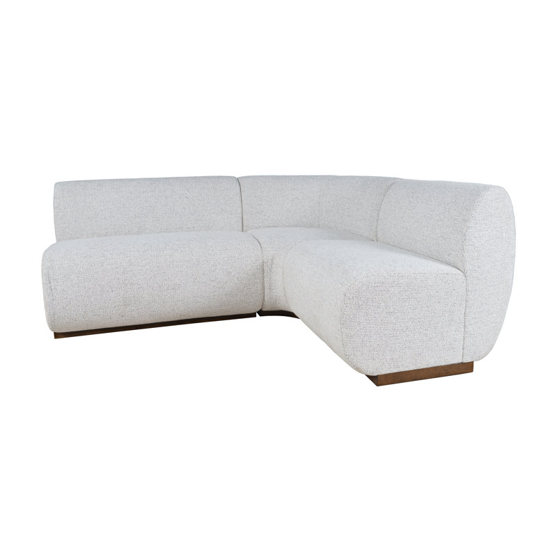 Housley Modern Banquette Upholstered Sectional Bench Seating With Performance Fabric