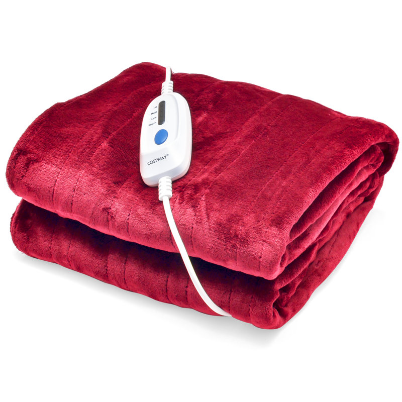 Ingomar Heated Blanket, 130 x 180 Cm, Red