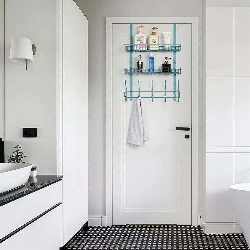 Rangement mural avec paniers Taaub, Bleu