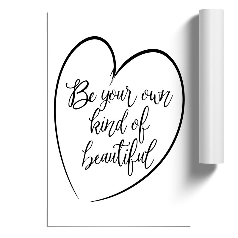 Own Kind of Beautiful - Frameless Print, 42cm H x 30cm W x 0.1cm D