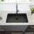 33"   Kitchen Sink - 33"X 19"X 10" Undermount Singel Bowl Kitchen Basin 16 Gauge Stainless Steel With 10 Inch Deep