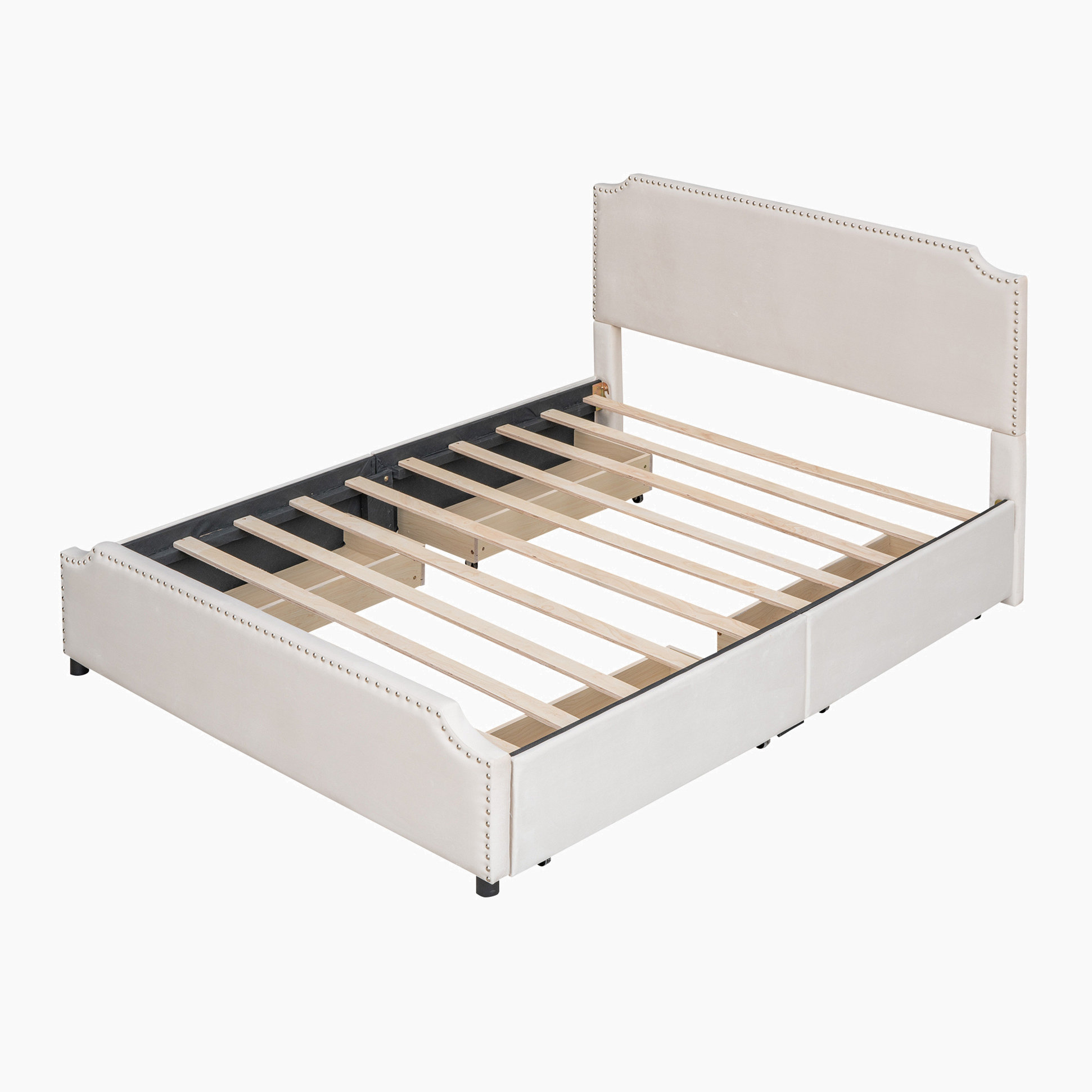 Red Barrel Studio® Muizz Upholstered Platform Storage Bed | Wayfair