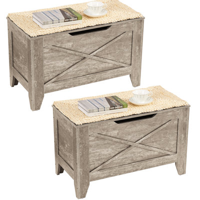 Banc de rangement rectangulaire Pania