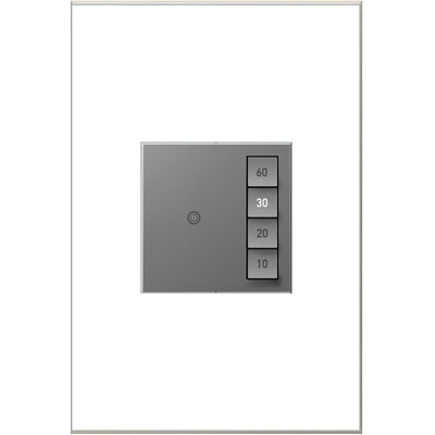 Adorne® 4 Button Countdown Timer Switch with Microban