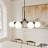 Hepburn 8 - Light Sputnik Modern Linear Chandelier-86178555