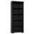 5-Tier Farmhouse Bookcase with Adjustable Shelves, Floor Standing Open Display Storage Rack, Anti-Slip Design-522821375-522821314