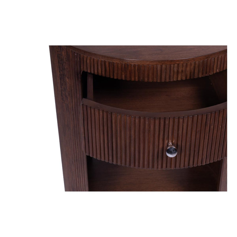 Cleo 1 - Drawer Solid Wood Nightstand