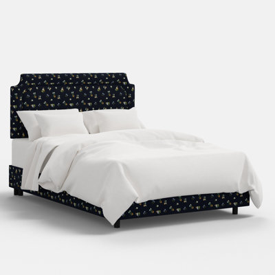 Hampton Bed In Ditsy Dahlia Navy