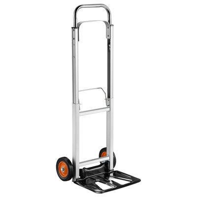 Hand Truck/Sack Truck - Multi-Functional Folding Aluminium Alloy Sack Truck & Dolly For Convenient Lifting & Moving At Home, Office & Outdoors 90kg Capacity