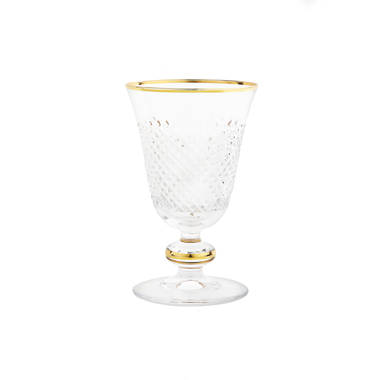 Ashland 10 oz. Crystal All Purpose Wine Glass (Set of 4) Rosdorf Park