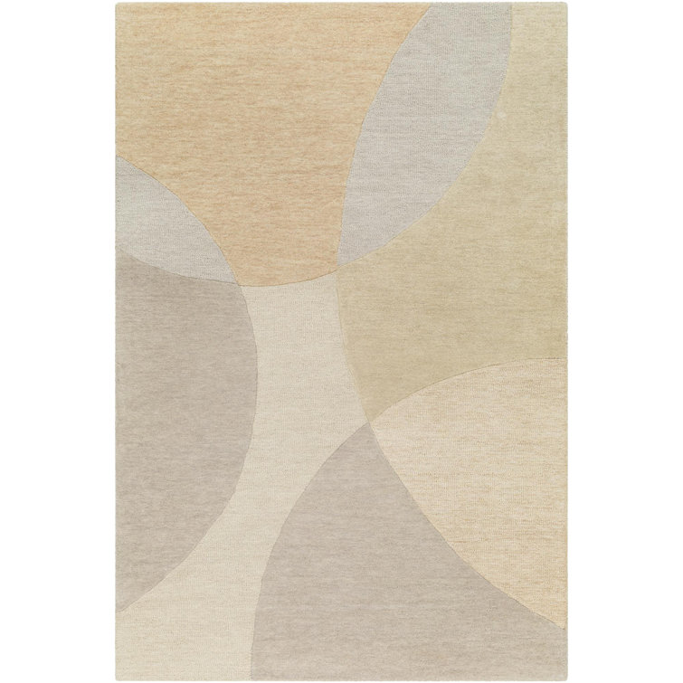 Rectangle Malic Wool Area Rug