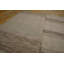 Tapis beige / gris en laine noué à la main de conception unique 9 pi x 12 pi