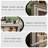 Beige + Walnut Wood TV Cabinet Fireplace-117501226