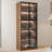Display cabinet With  Glass Doors and LED lights-1344238433
