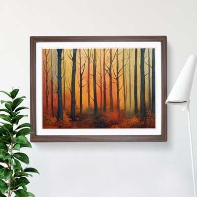 Warm Autumn Forest Vol.4 - Single Picture Frame Painting