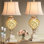 Lampe de table moderne en verre au mercure 29 po Jansel