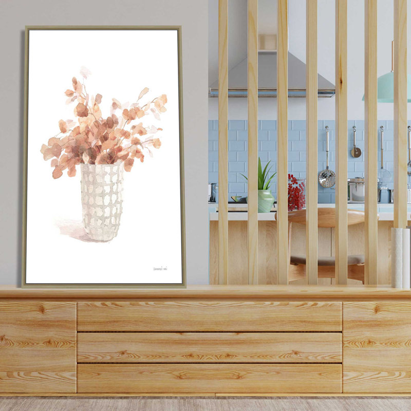Modern Flora I Terracotta - Peinture, L 31,5 po x H 51,5 po