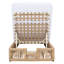 Gillian Steel and Rope Chaise Lounger-1928199527