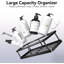 Ensemble de support de douche - Organisateur de salle de bain grande capacité 6 pièces avec conception antirouille, sans tablettes adhésives de perçage, avec porte-savon et 12 crochets pour le rangement de la douche-706898002-706898013
