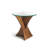 Planes Glass Top End Table