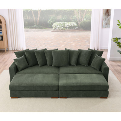 Emmakate Corduroy Sectional Symmetrical