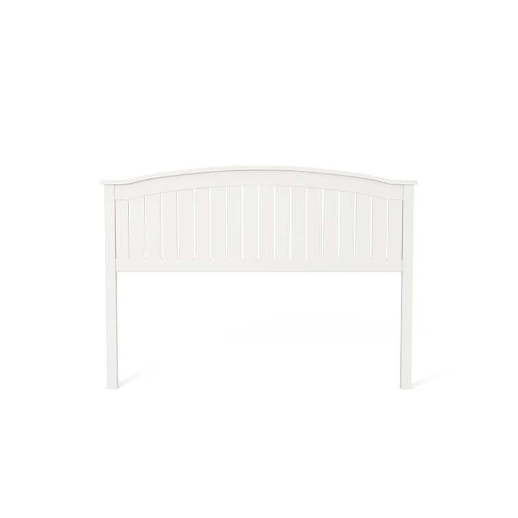 Toph Modern Off-White Wood Slat Headboard