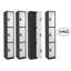 Casier 3 portes 72 po x 12 po x 12 po en acier à 3 portes avec serrure à clé - Rangement pour employés, étudiants, salle de sport, lieu de travail - Comprend des crochets, une ventilation et un porte-carte - Assemblage facile-88035922