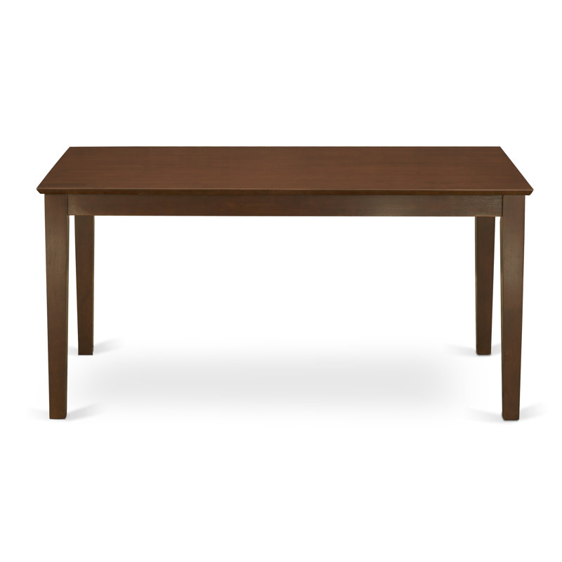 5 Piece Dining Table Set for 4 Includes a Rectangle Kitchen Table and 4 Dinette Chairs, 36x60 Inch, Mahogany, Mahogany
