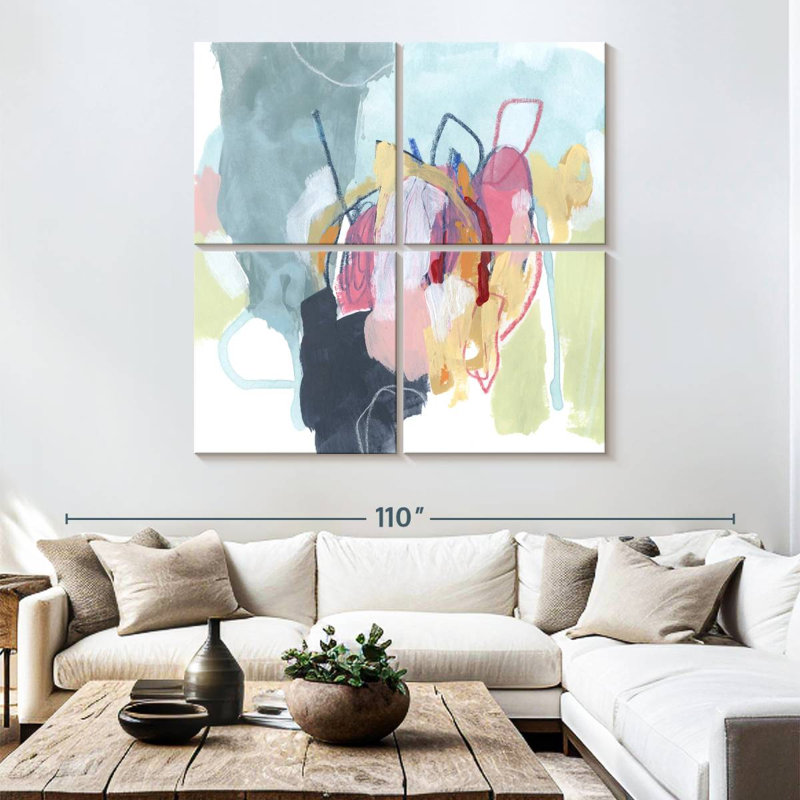 Avery Chromatic Tangle II, 74" H x 74" W