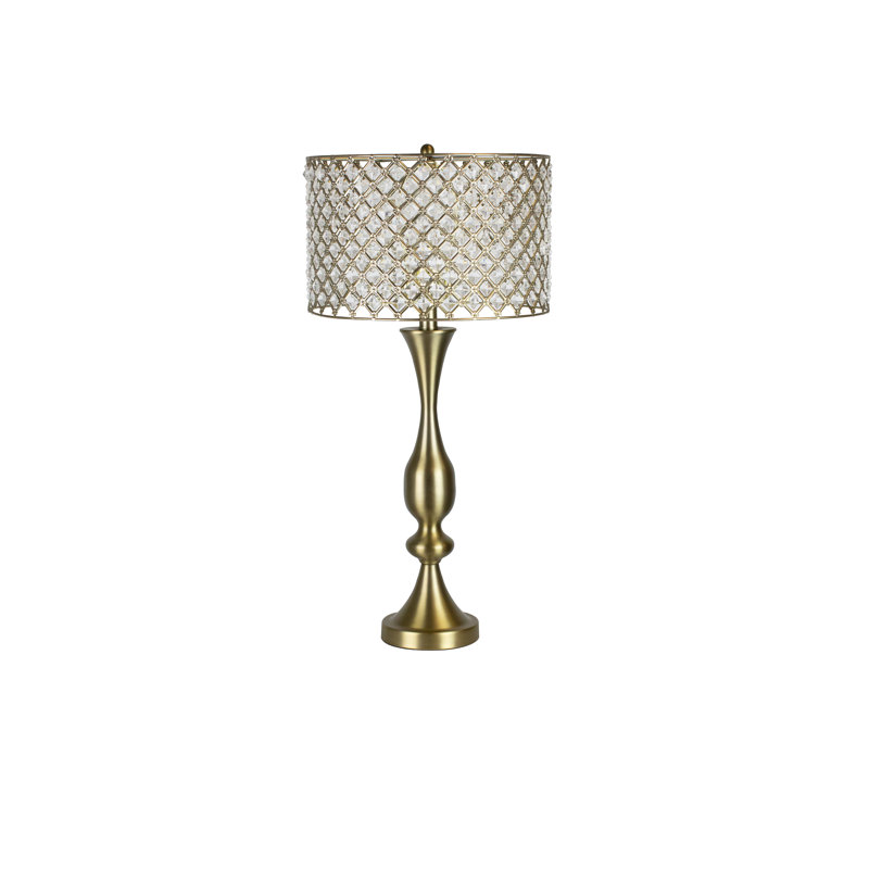 Bromwich Metal Table Lamp, Gold Plate