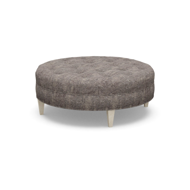 Round Ottoman, 2243-80, Sandstone