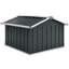 Abri de jardin en acier galvanisé anthracite Vidaxl-114612433-114612435