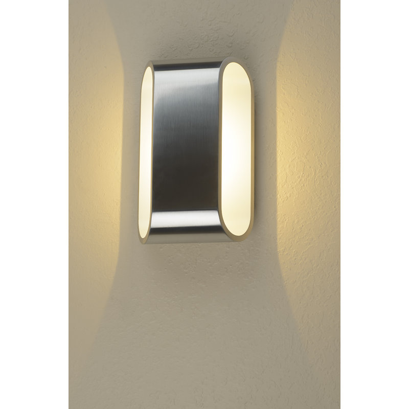 Plafonnier encastré 1 lumière Eclipse, Chrome brossé