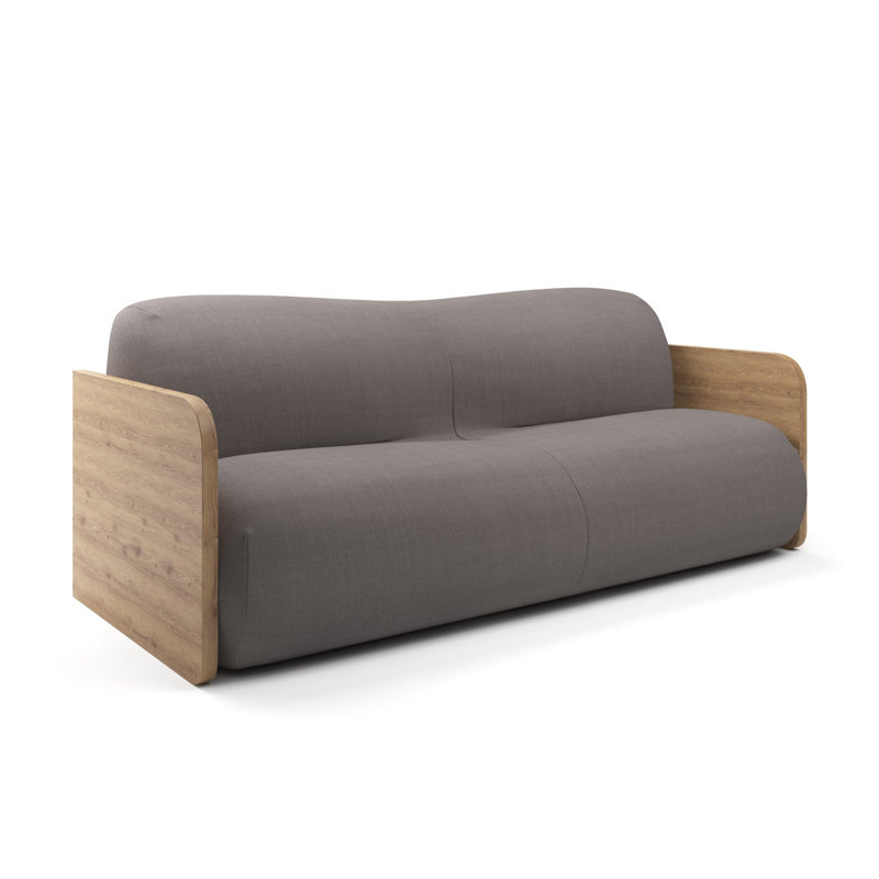 Canapé Clarence, H 34 po x l 108 po x P 39 po, 4, Graphite Nevis